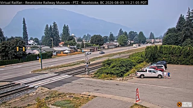 Latest frame from Revelstoke, BC Trains