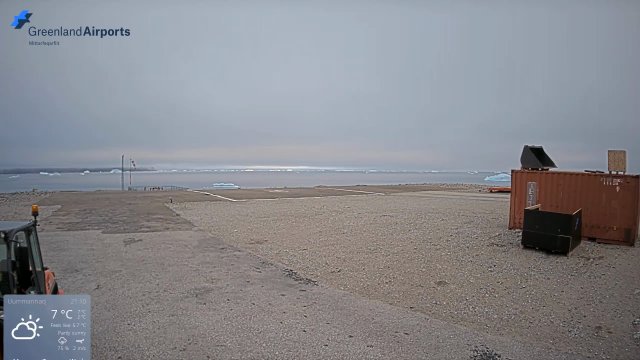 Latest frame from Uummannaq Heliport